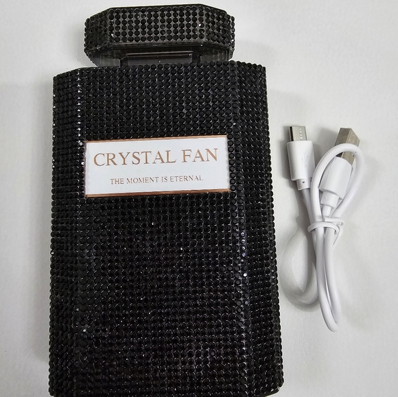 Fan - Handheld Rhinestone Fan - Picture 5 of 6